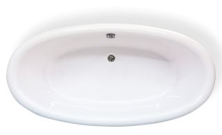 Ванна из искусственного камня AquaStone Оливия 180x90см ножки золото